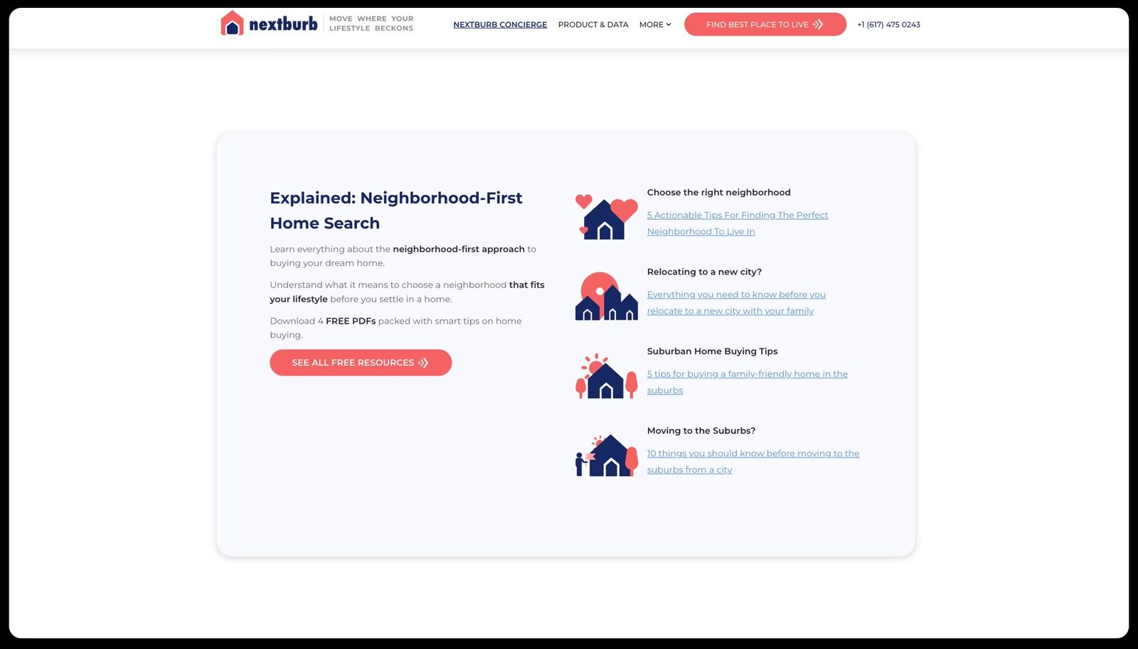 NextBurb UX design